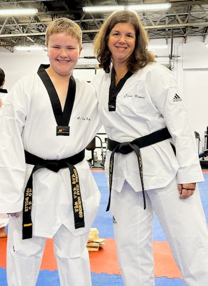Taekwondo training session